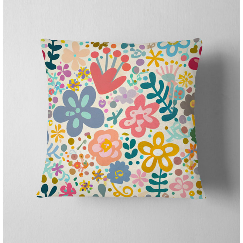 Coussin décoratif, Polyester, H 16 po x l 16 po