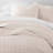 Quilt Set- Lightweight - All Season Quilted Coverlet - Geometric Maze Apricot-105628360