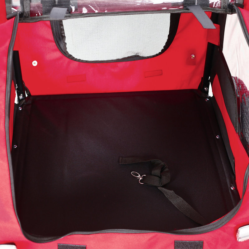 Chariot pour chien, Rouge