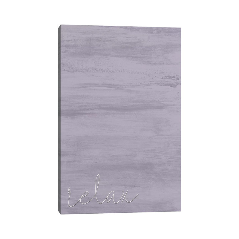 Relax I by Kimberly Allen - Print on Canvas, 30.48cm H x 20.32cm W x 1.91cm D, Wrapped Canvas