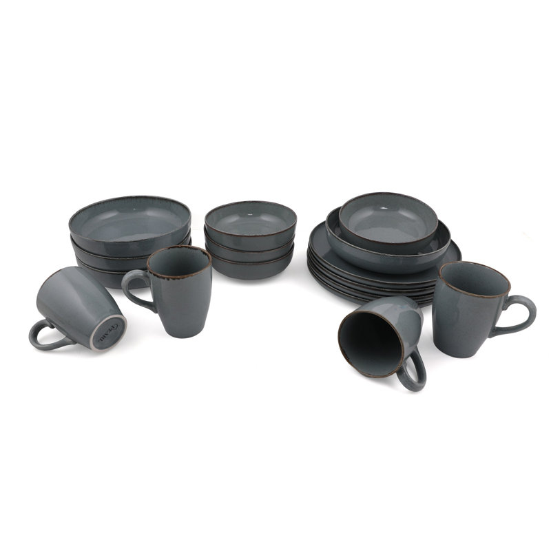 Service de table (16 pièces), Gris
