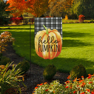 Drapeau de jardin Hello