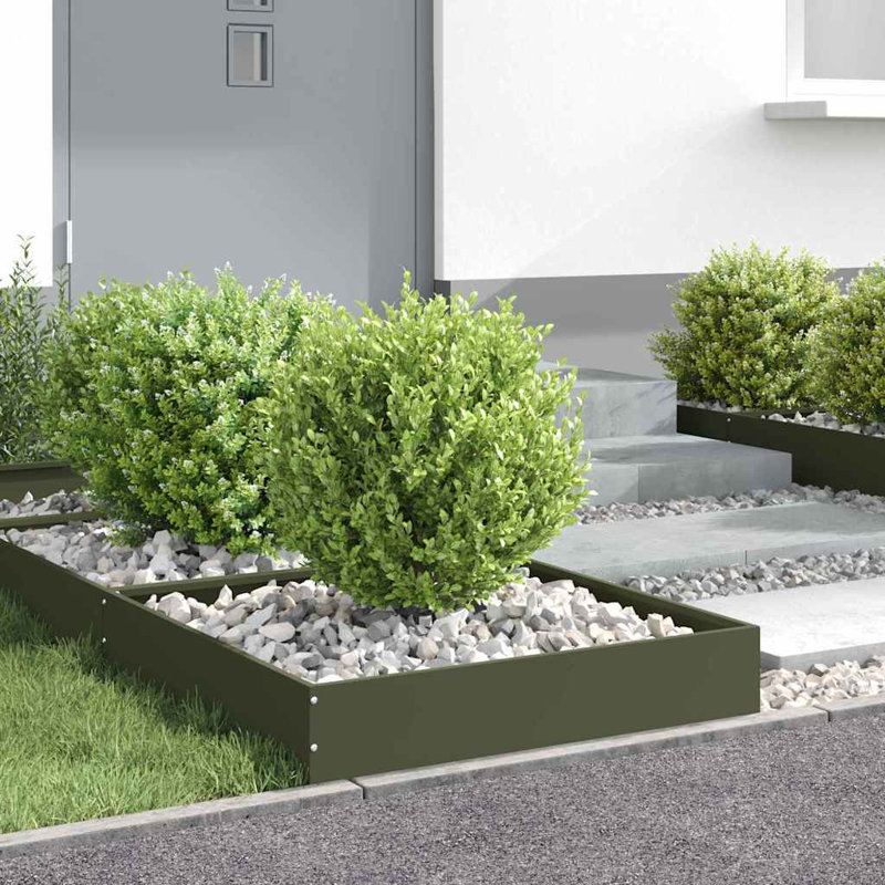 Steel Hardware, 13cm H x 60cm W, Olive Green