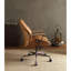 Chaise de bureau Hamilton en cuir fleur-1624627881