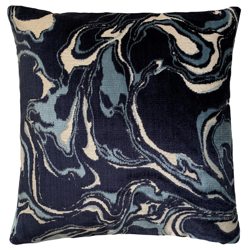 Abstract Reversible Throw Pillow, 20" x 20"