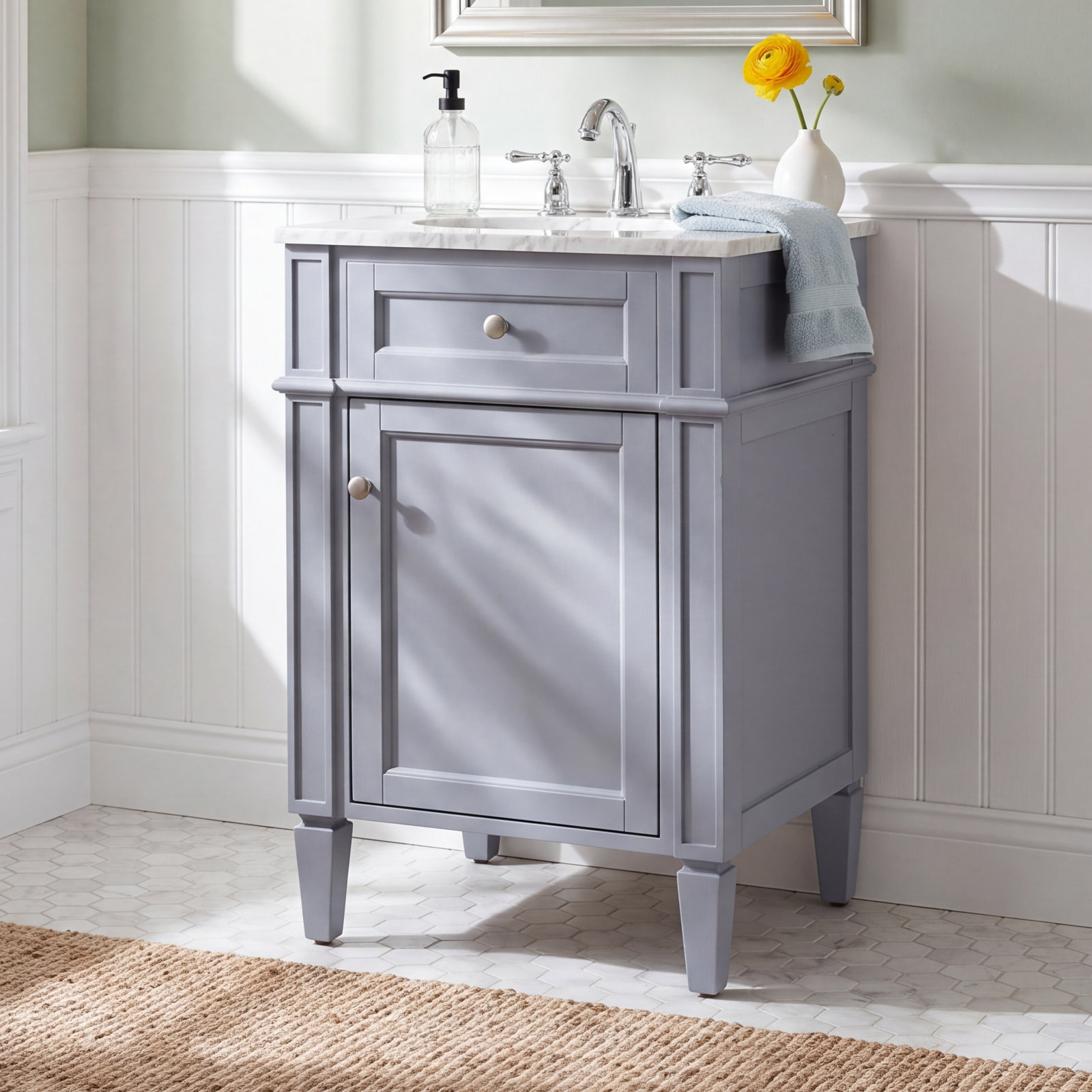 Rivers 21 " Single Bathroom Vanity, Gray