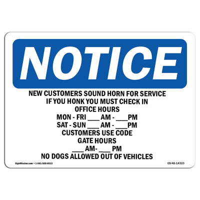 Avertisseur sonore pour nouveaux clients ServiceSign