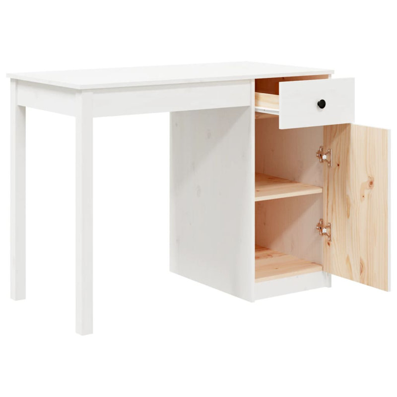 Kitina Solid Wood, White