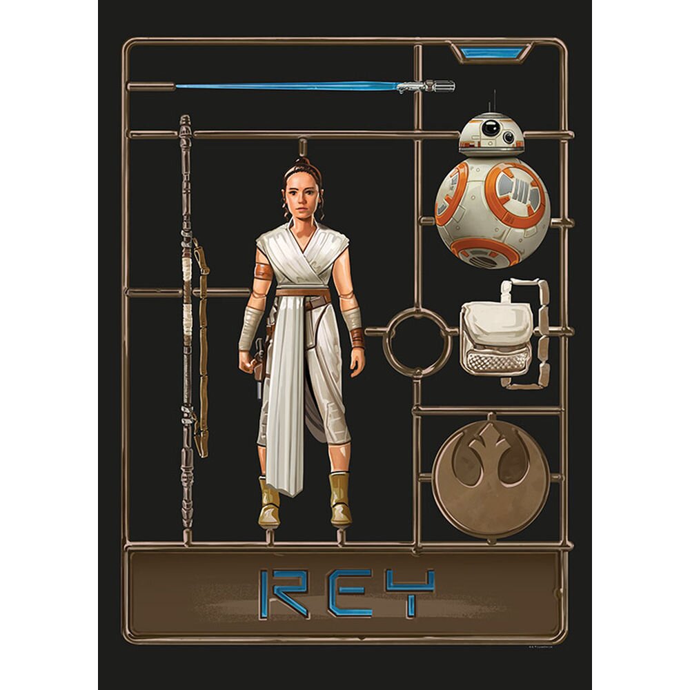 Star Wars Toy Rey Poster