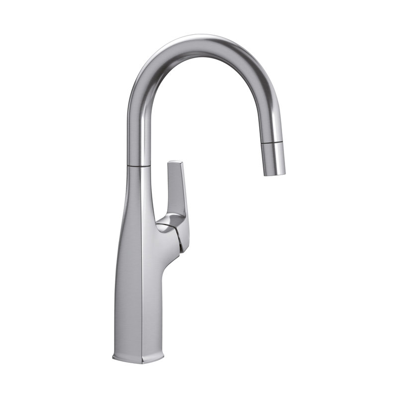 Rivana Pull-Down Bar Faucet, PVD Steel