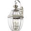Luminaire suspendu lanterne murale d'extérieur 16 lumières 16 po avec abat-jour en verre biseauté transparent-101231194