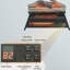23" 3D Flame Effect Electric Fireplace  with Timing Function,Infrared Fireplace Heater for Indoor