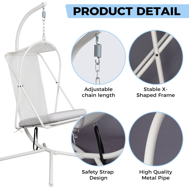 Chaise de patio moderne et compacte Comfort Hamac