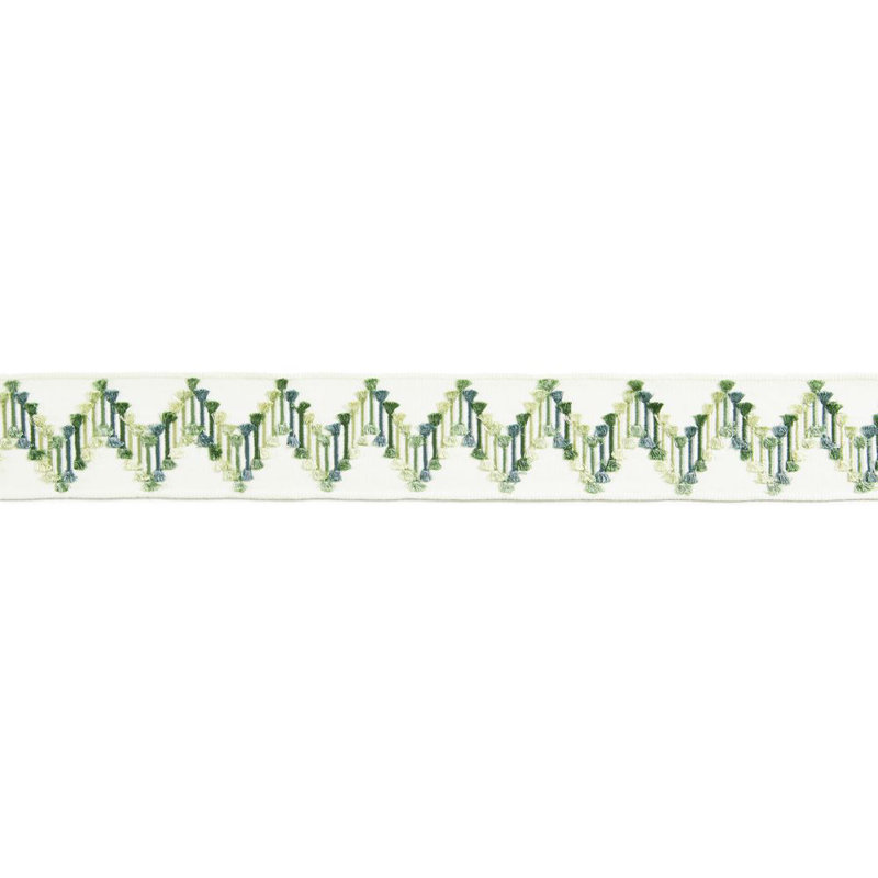 Pacifica Sayuri Embroidered Fabric, Green