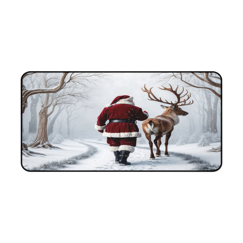 Polyester Desk Pad, 14.4x12.1