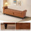 Faux Leather Upholstered Storage Bench