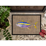Fish Tuna Non-Slip Indoor Door Mat