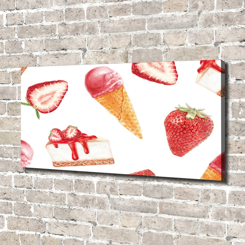 Dessert - No Frame Print on Canvas