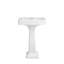Fitzgerald 28 Inch Pedestal Bathroom Sink - Three Faucet Holes