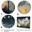 Blanc sarcelle pissenlit symphonie II - art mural pissenlit pour le salon-876299770-876299771