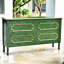 Buffet vert massif et bois manufacturé
