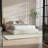 Chenille Cloud Foam Upholstered Platform Bed Frame, 5 Inch Foam Cushioned, No Box Spring, Easy Assembly-583073346-572207033