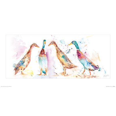 Runner Ducks 1 Piece Painting