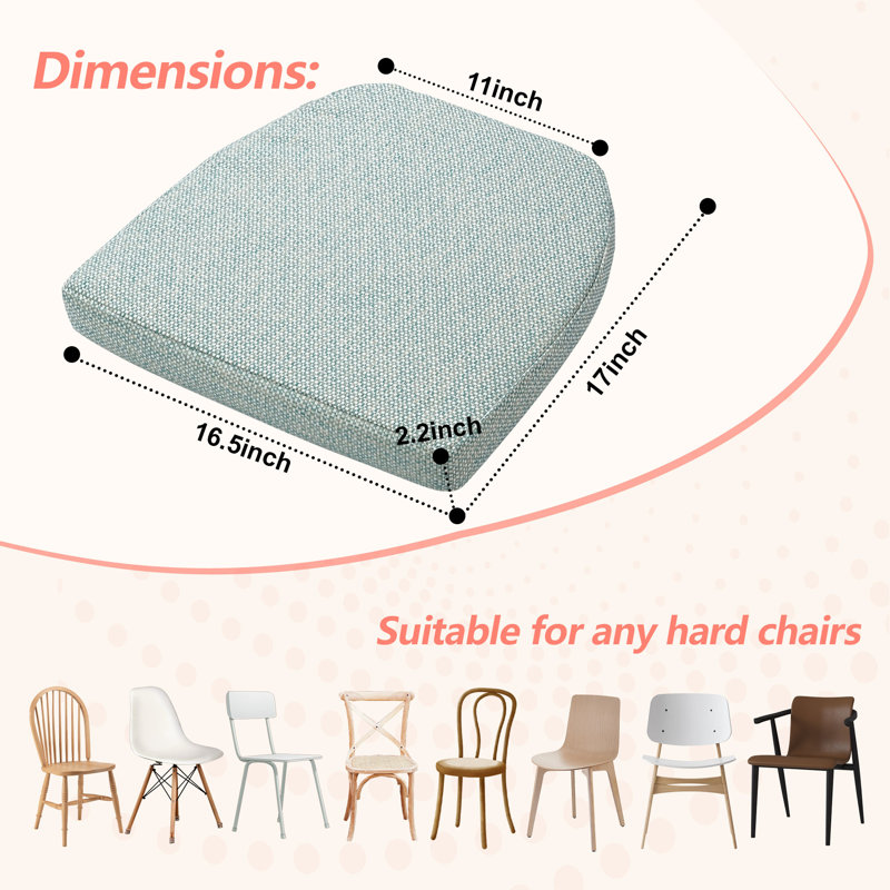 Coussin trapézoïdal de 17 pouces de profondeur, Polypropylène vert / oléfine