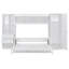 Lit escamotable mural avec placard, tiroirs et tablettes Murphy-876647633-876647635