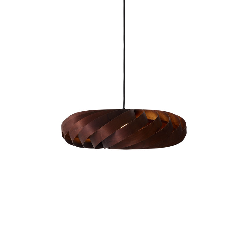 Luminaire suspendu Selma, Brun, H 7,87 po x l 23,62 po x P 23,62 po