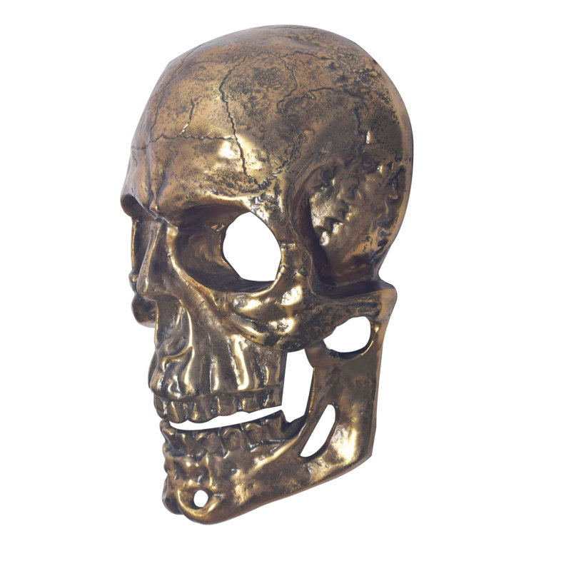 Handmade Wall Decor on Aluminum, Golden