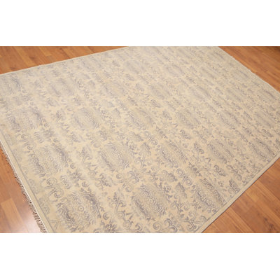 Naszire One-of-a-Kind 6' X 9' Wool Area Rug in Beige