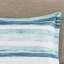 Édredon et courtepointe à imprimé seersucker - bleu tempête, bleu sarcelle 100% 1 courtepointe, 2 taies décoratives, coussin décoratif 8 rayures aquarelles-124544227-124544226