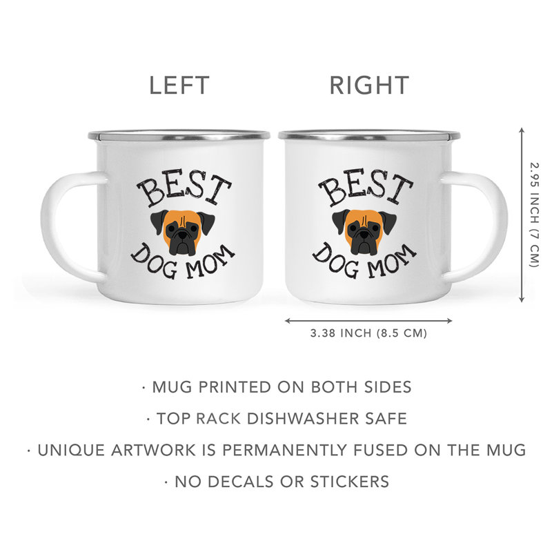 Tasse de camping Best Dog Mom, Boxer