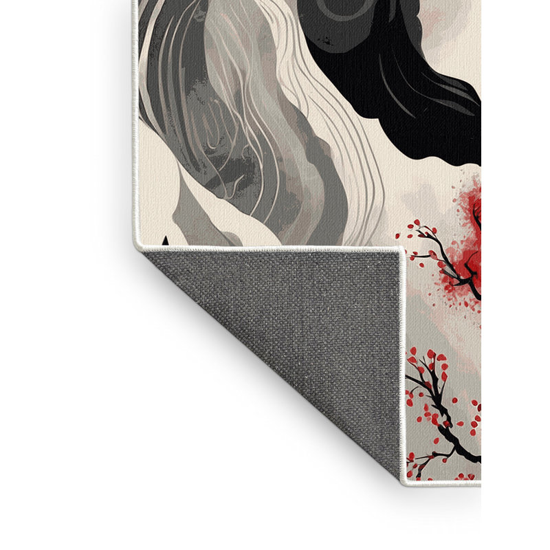 Petal Symphony Rug, Square 7'