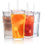 20 Oz Ribbed Glass Tumblers Set