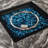 Outdoor Square Propane Fire Pit Table with Blue Glass Beads, Rain Cover and Glass Wind Guard