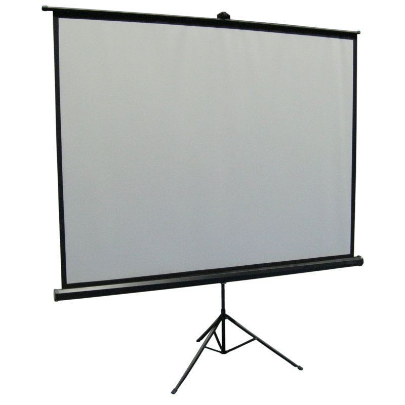 Écran portatif pour projecteur de trépied 4: 3, H 60 po x l 100 po