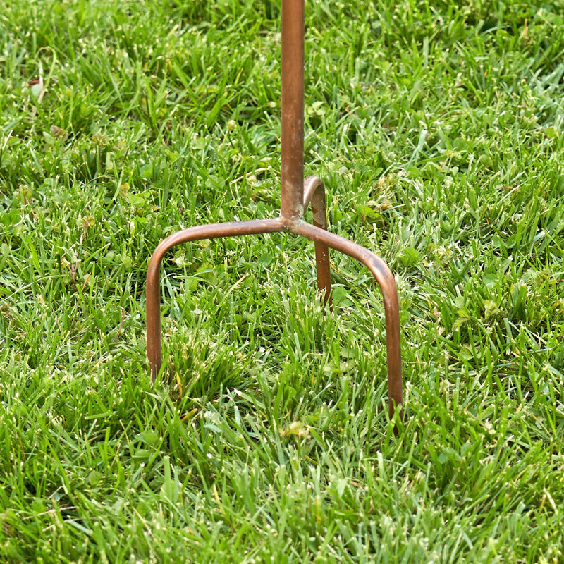Large Copper Colored Multi-Birdhouse Stakes