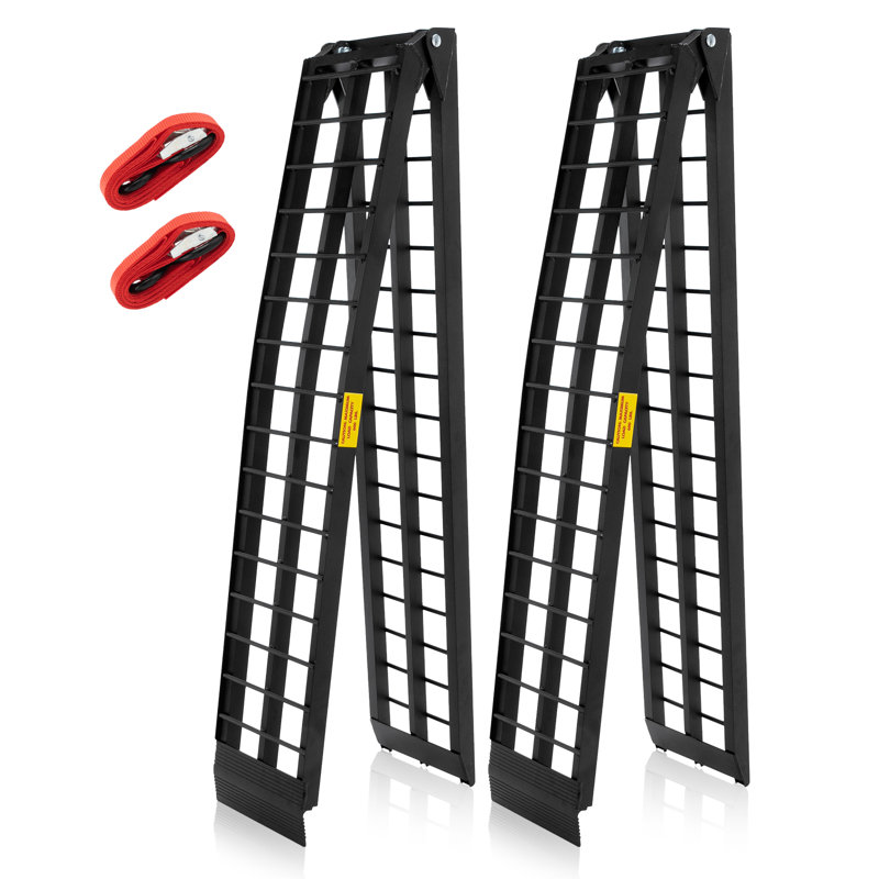 10 pi. Rampe de chargement pliante en aluminium (paquet de 2)
