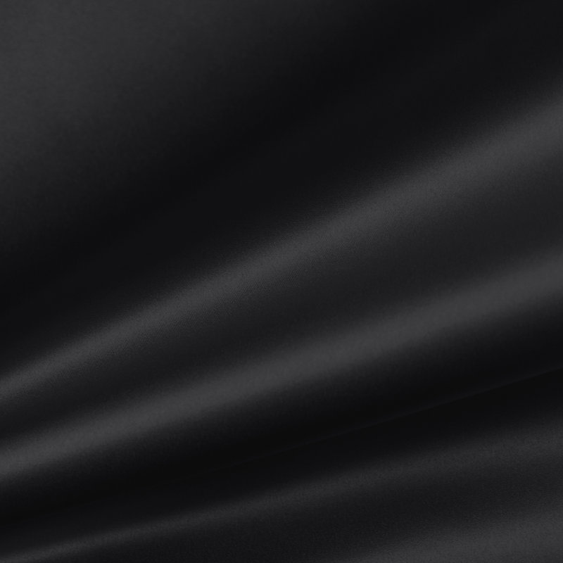 Faux Silk | Mason Fabric_MASON, Black