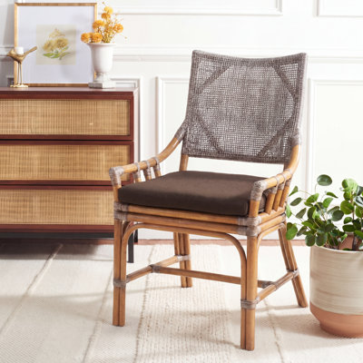 Chaise avec accoudoirs rembourrée Bungalo