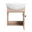 Petit meuble-lavabo avec lavabo, meuble-lavabo et lavabo