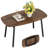 Folding Coffee Table Rustic Small Coffee Table Farmhouse Portable Table No Assembly Required-599889131-599889130