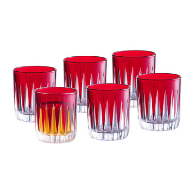 Colored Shot Glass - Blue (Cobalt)  Liquor Glasses - Set of 6 - 2.6 oz., Made in Europe
