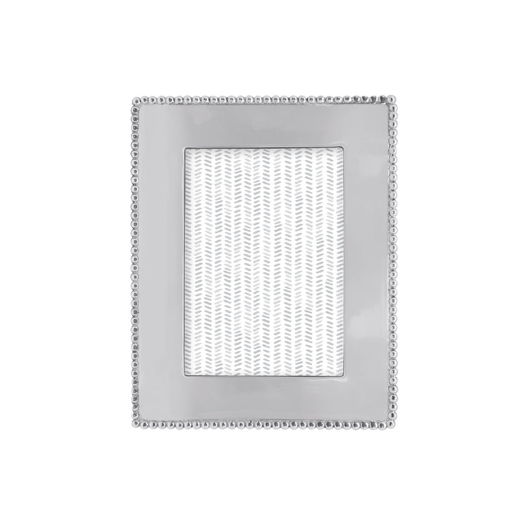 Beaded Silver Metal Beaded Picture Frame Mariposa Picture 