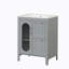Ensemble de meuble-lavabo simple 24 po avec plateau en céramique Tenneill