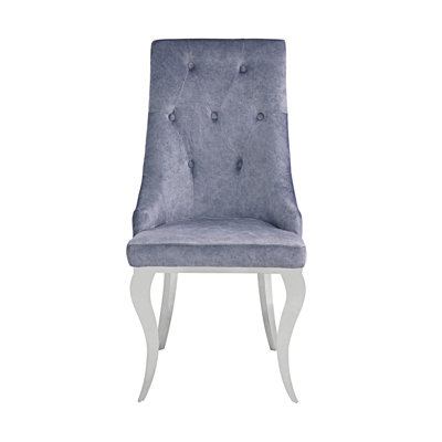 Chaise d'appoint rembourrée (ensemble de 2)