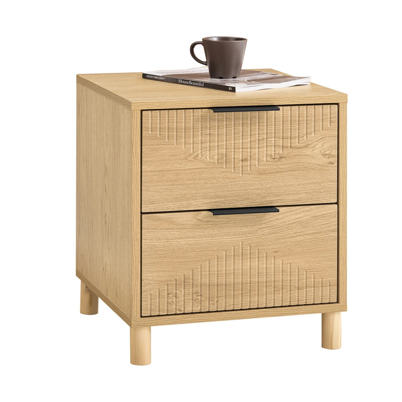 40cm W Manufactured Wood Bedside Table