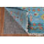 Tapis bleu All-Over Oushak 9 x 12